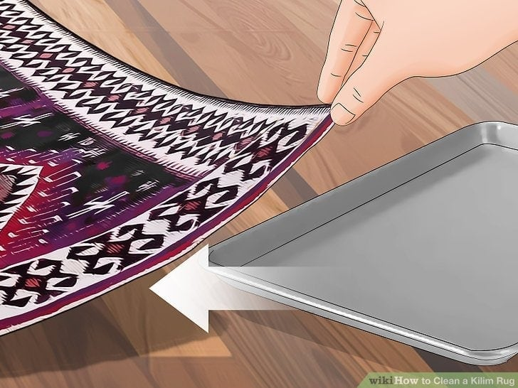 how to clean a kilim rug