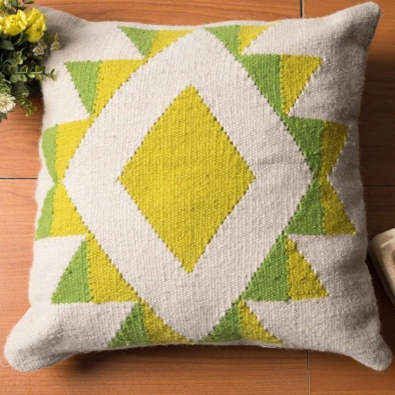handmade cushion 100% natural wool